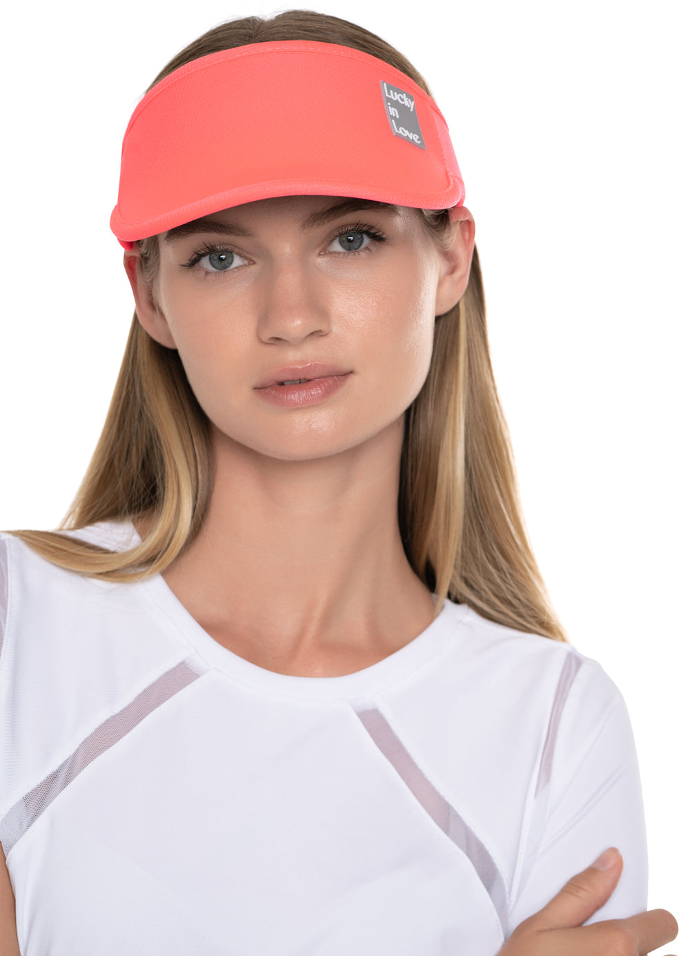 LUCKY LOGO STRETCH VISOR - TAFFY