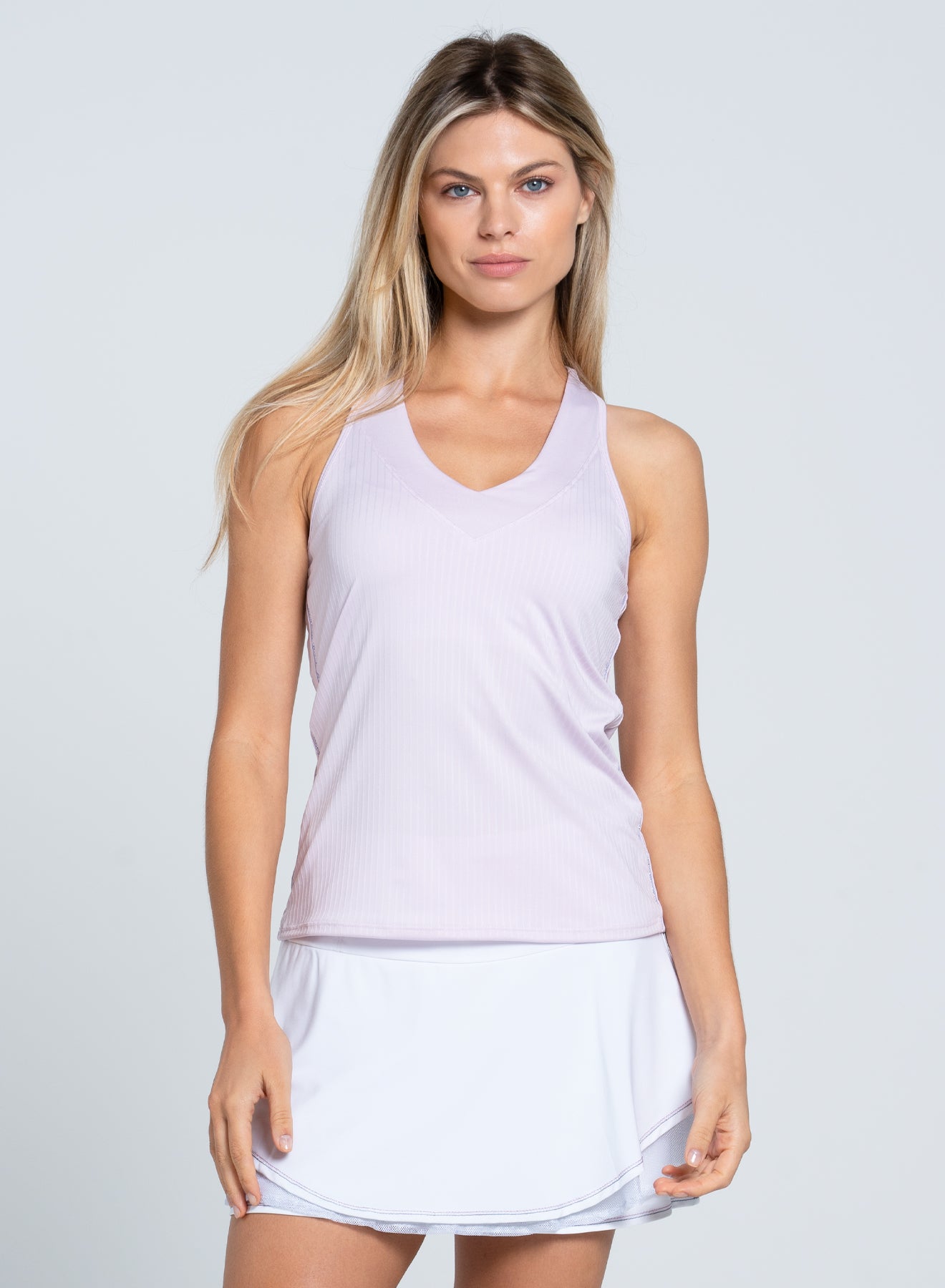 V-NECK TANK WITH BRA