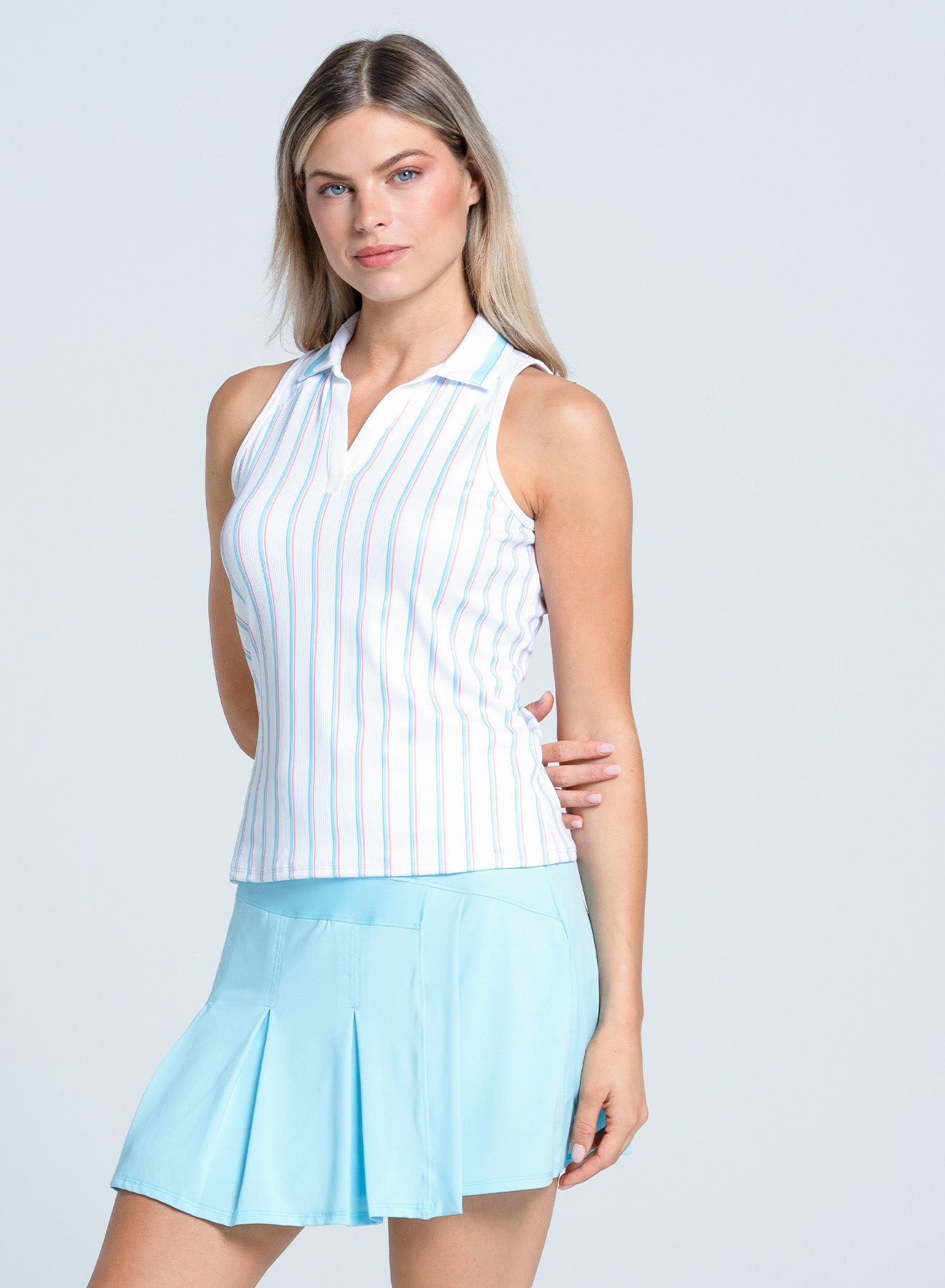 Retro Stripe Polo