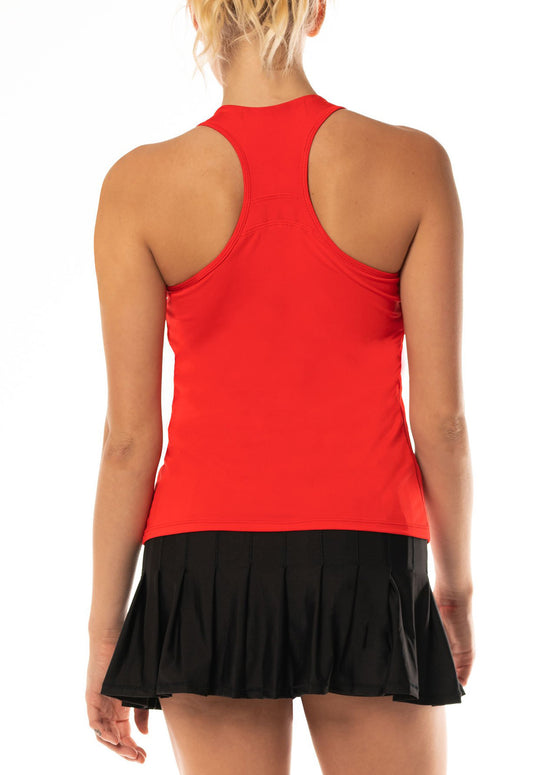 ACTIVE TOPS V NECK TANK - RED