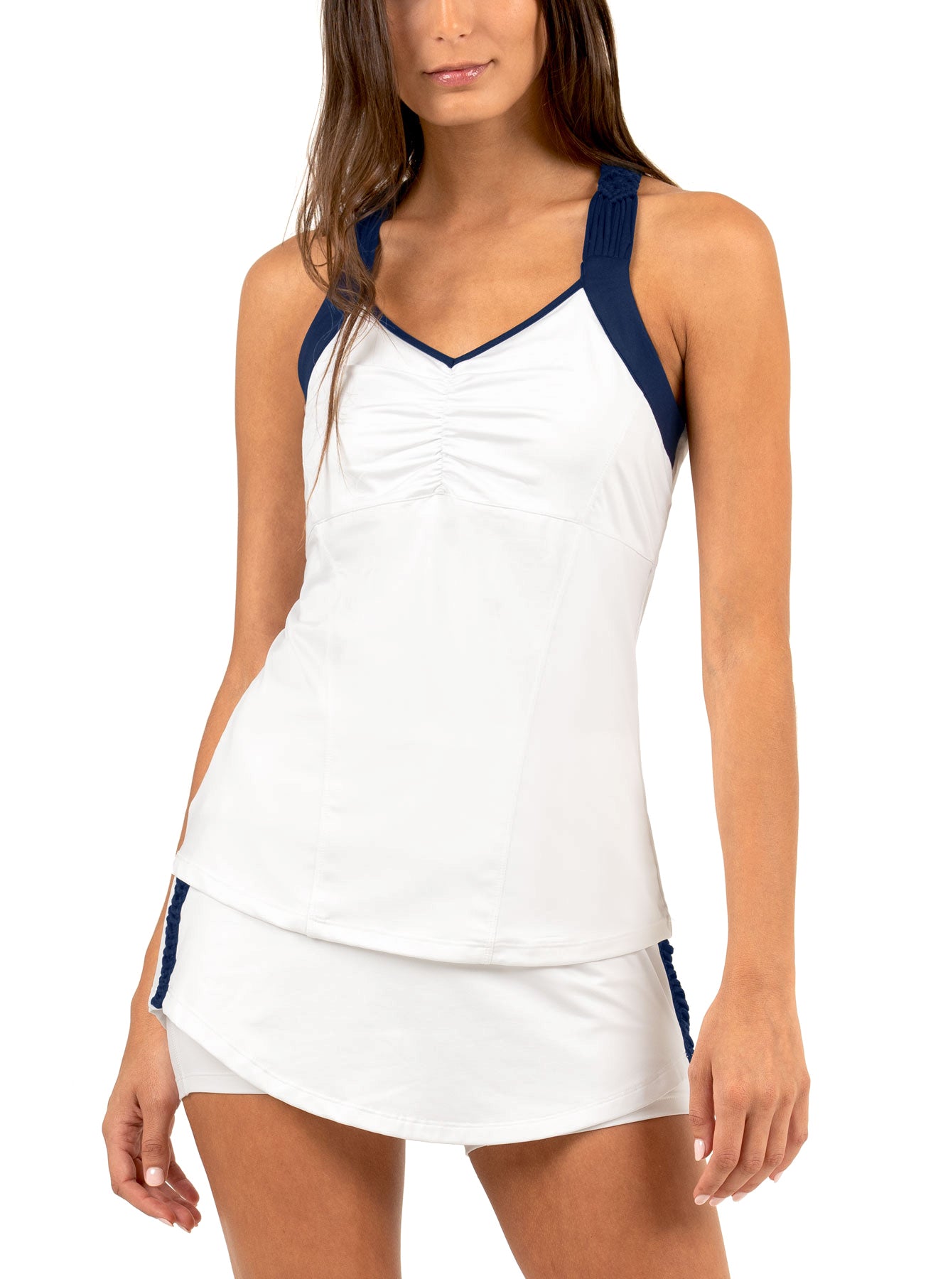 TAHITI MACRAME CAMI - WHITE